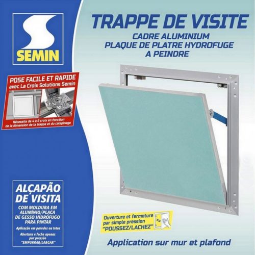 Trappe de visite hydrofuge alu 200mm x200mm